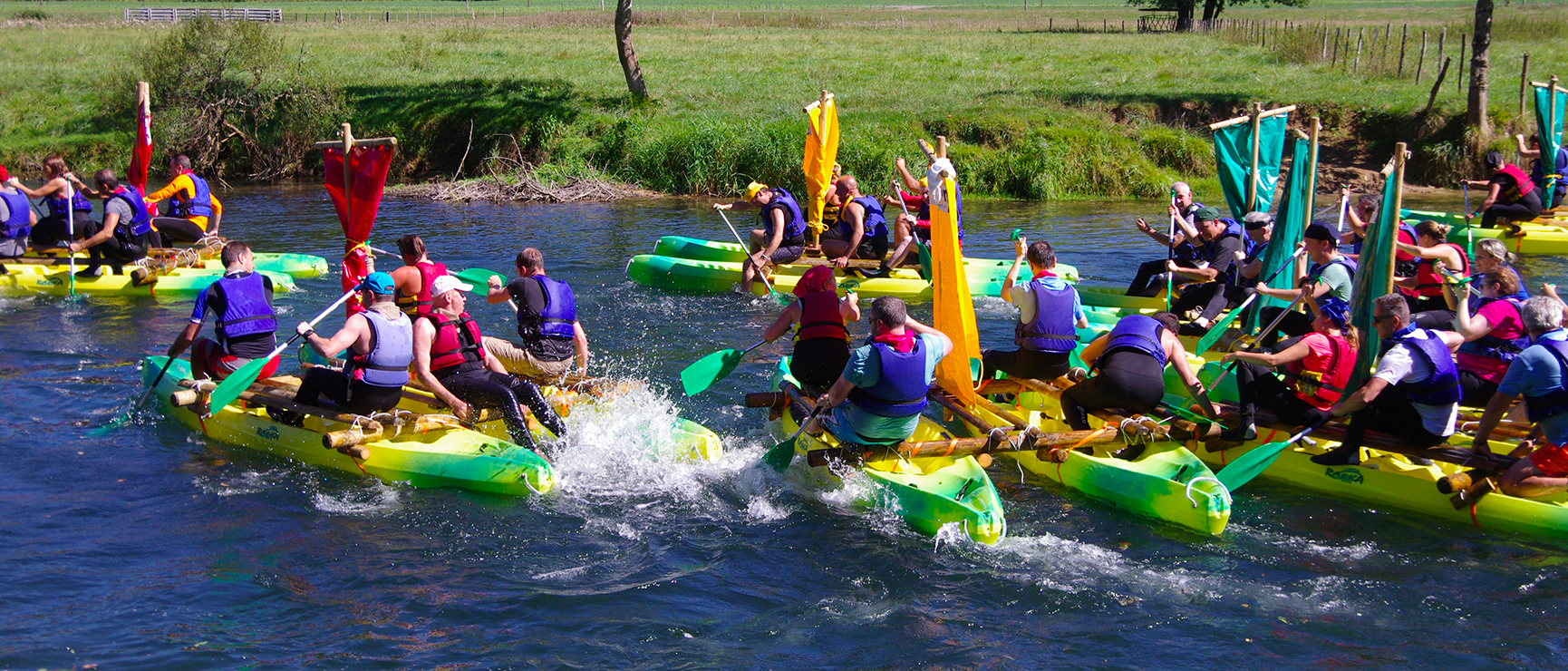 Fabrication radeaux et course nautique